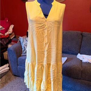 Nine West Yellow Mini Dress